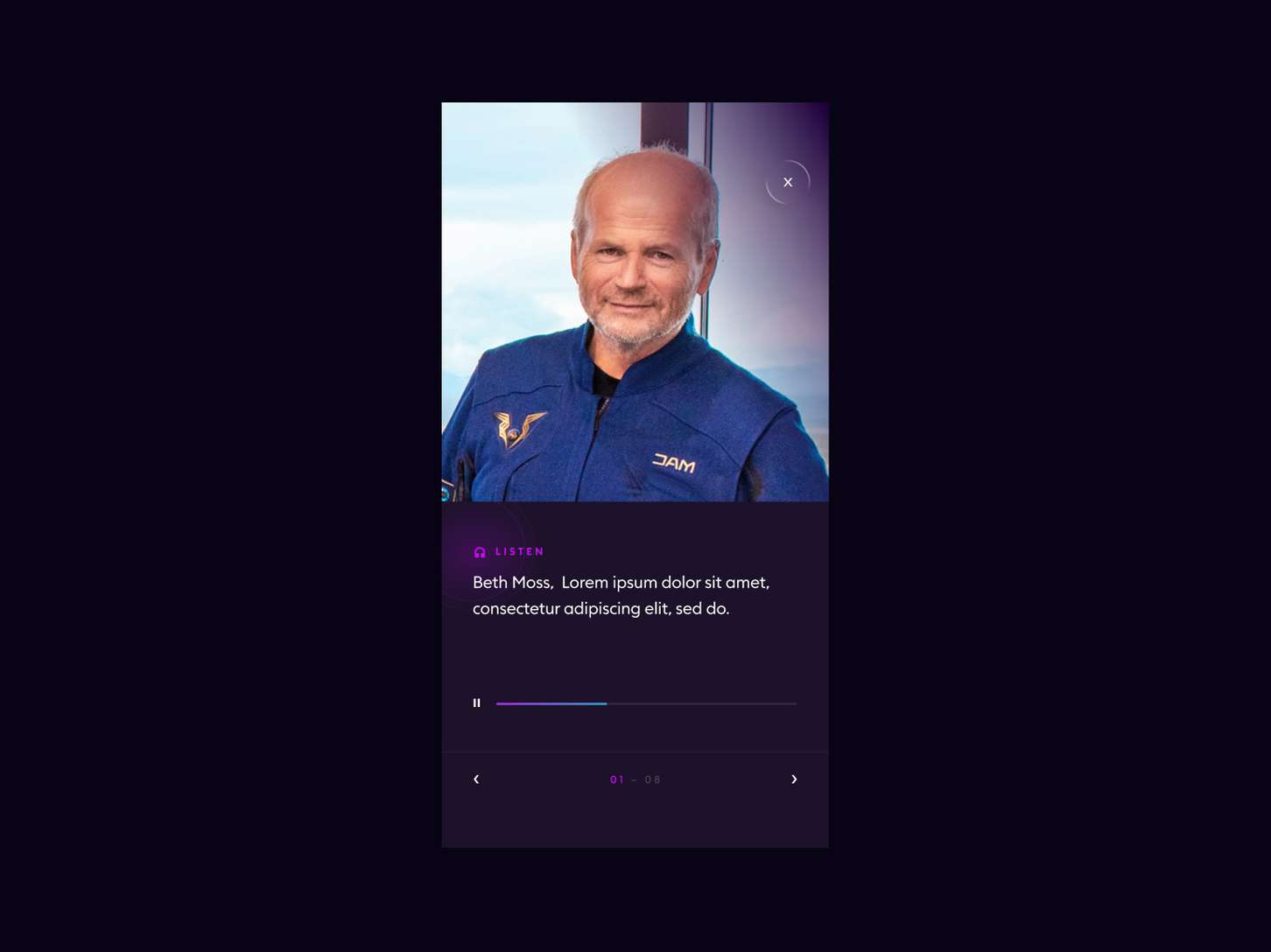 Mobile audio player