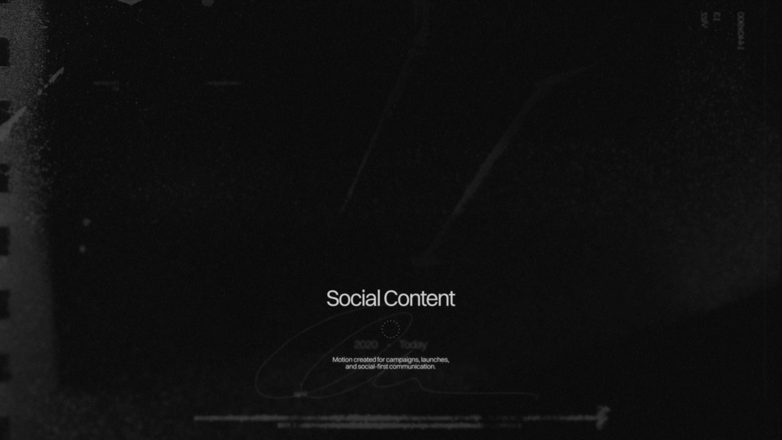 Dark, high-grain layout asset showing crisp centered typography paired alongside subtle, abstract scuff marks and weathered analog photography film artifacts.