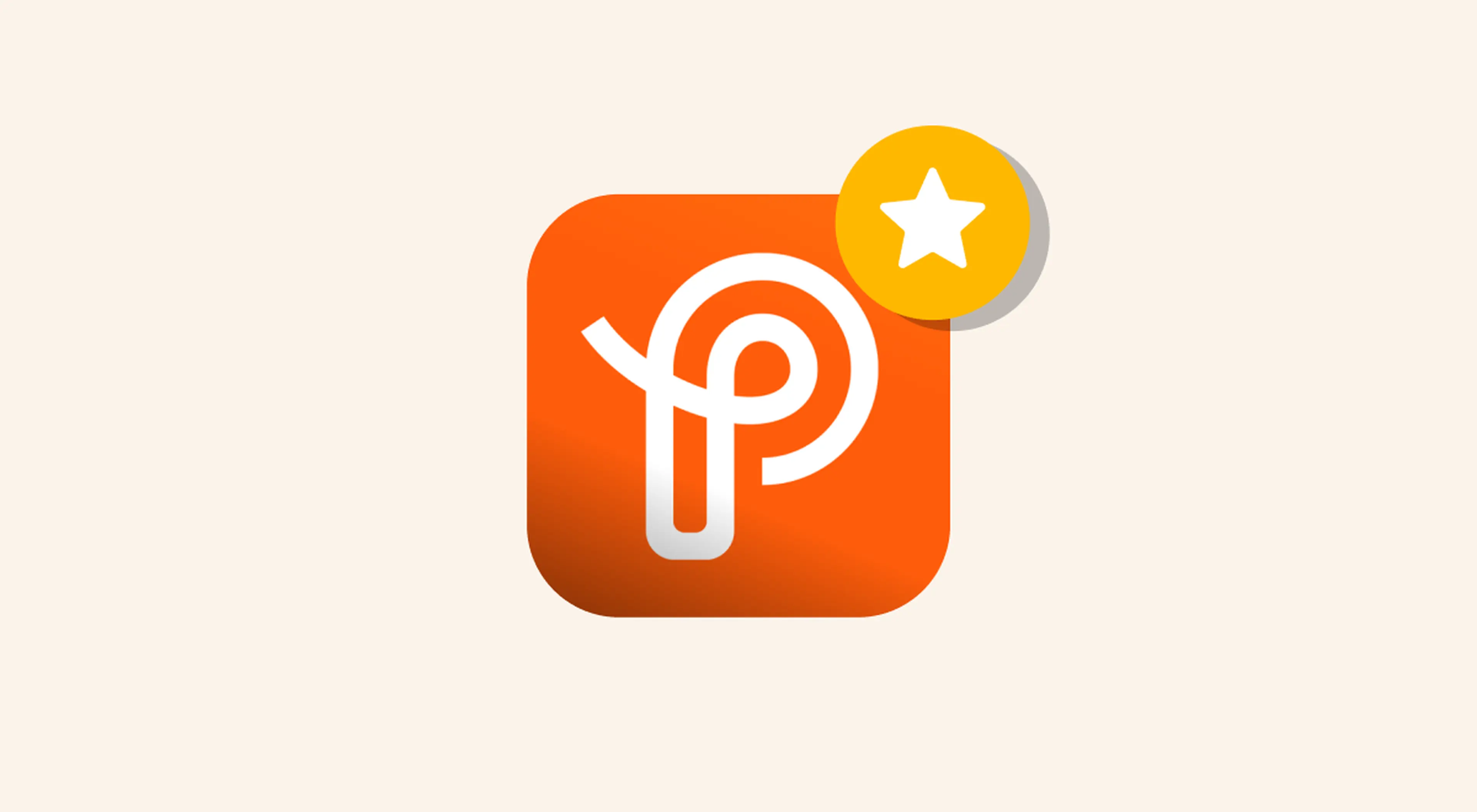 Prodigy app icon with white P logo on orange background and a yellow star badge, featured in a Prodigy review