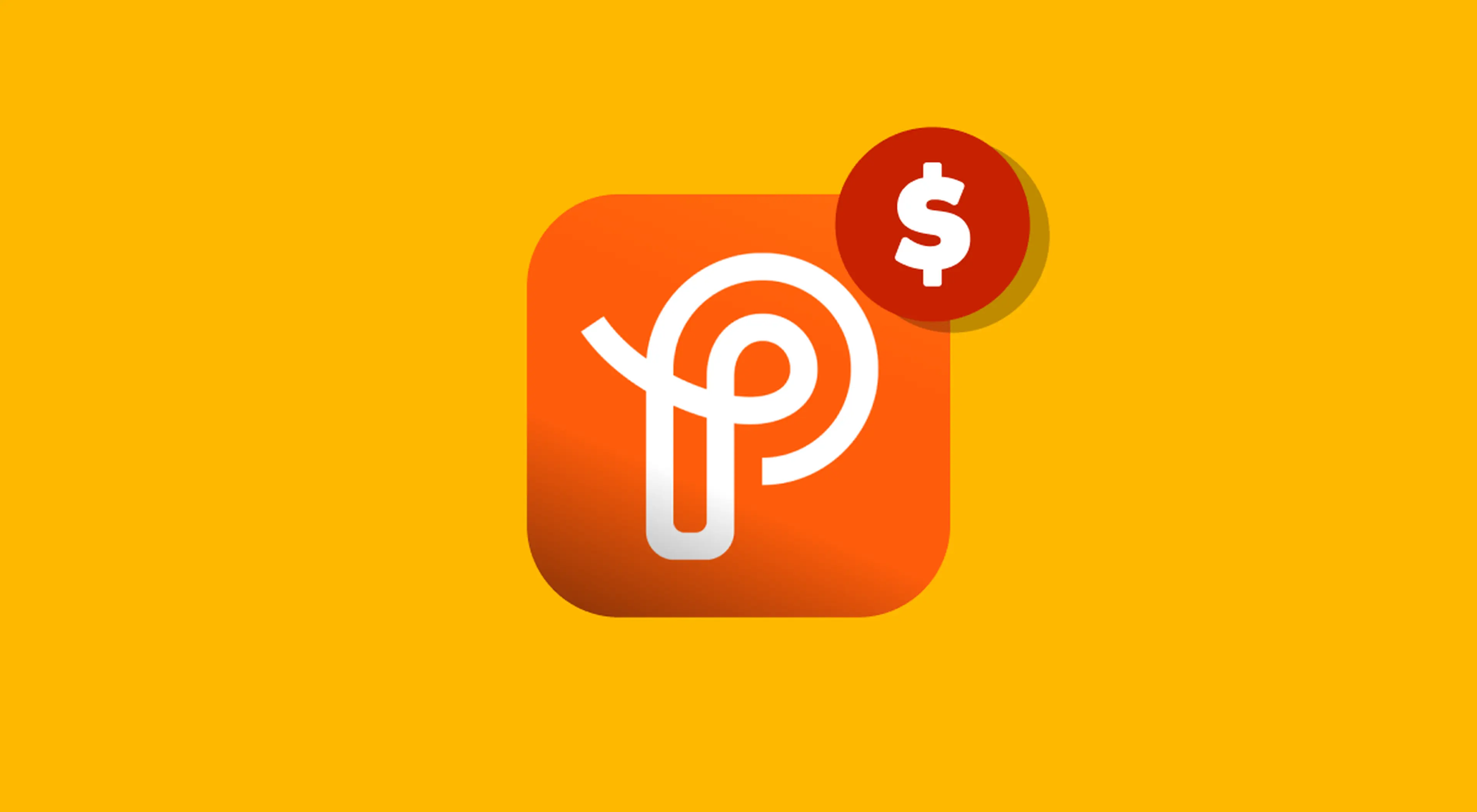 Orange Prodigy app icon with a white letter P and a red dollar sign badge on a yellow background, illustrating Prodigy cost and pricing