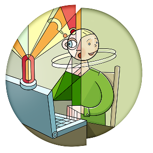 Symbol für Schnelle Hilfe für mehr Struktur im Alltag.