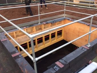Installation of a smoke control system for the Nevill Holt Opera Theatre.