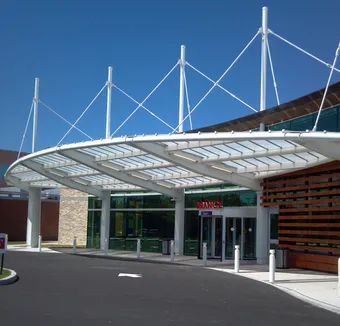 U-Lite™ Polycarbonate Canopy over entryway