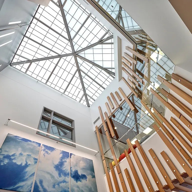 GridSpan FRP panel skylight - custom shape