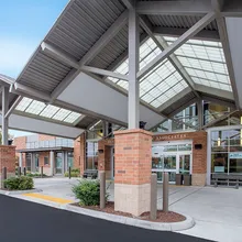 Liteway™ FRP Canopy System over entryway and drop-off area