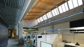 KlearSky™ custom glass single slope skylight