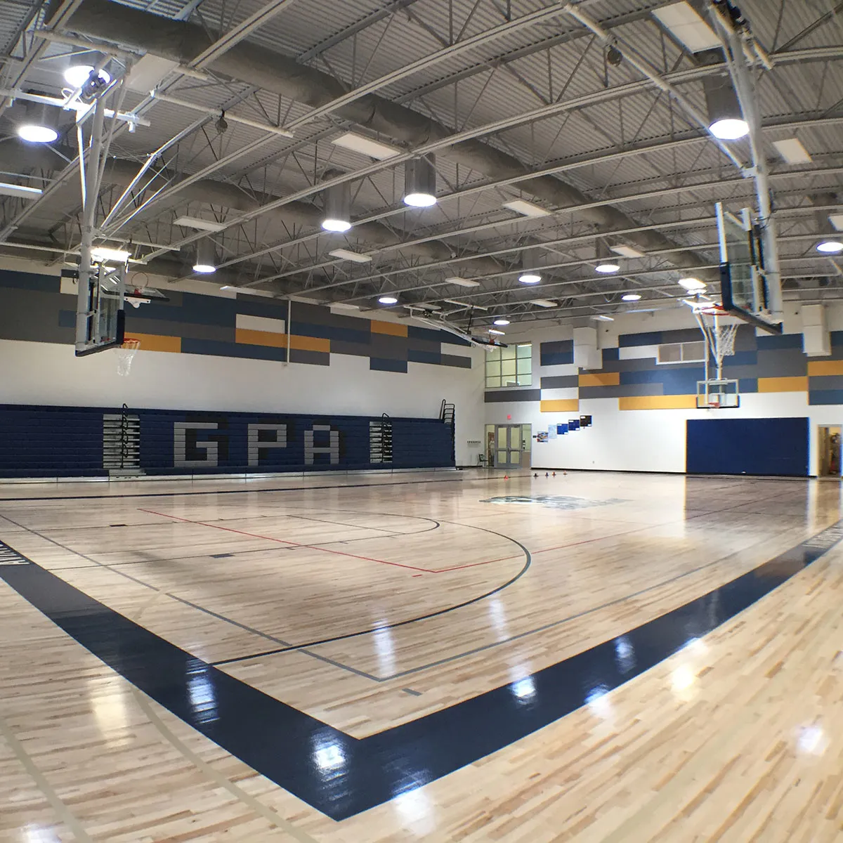 Solatube in gymnasium space