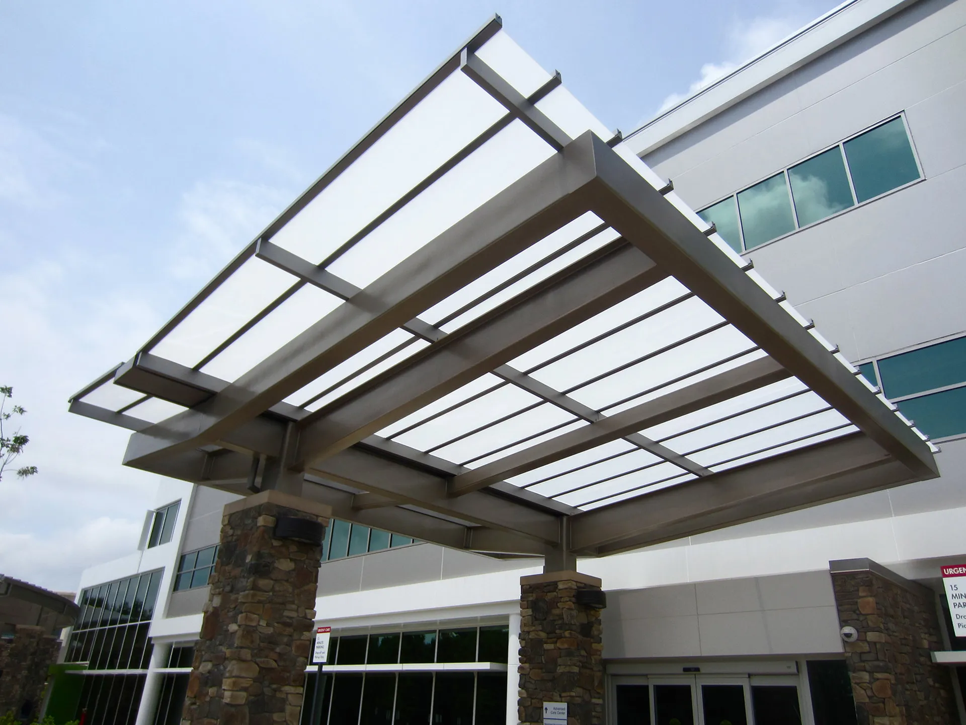 U-Lite™ Polycarbonate Canopy over entryway