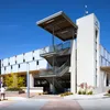 PentaClad™ Polycarbonate Cladding System used on parking garage transit center