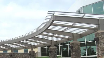 U-Lite™ Polycarbonate Canopy over entryway