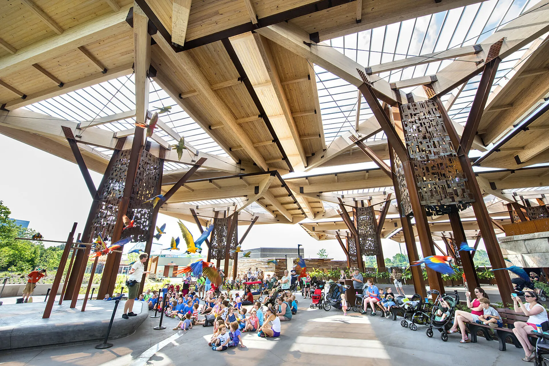 U-Lite™ Polycarbonate Canopy in zoo