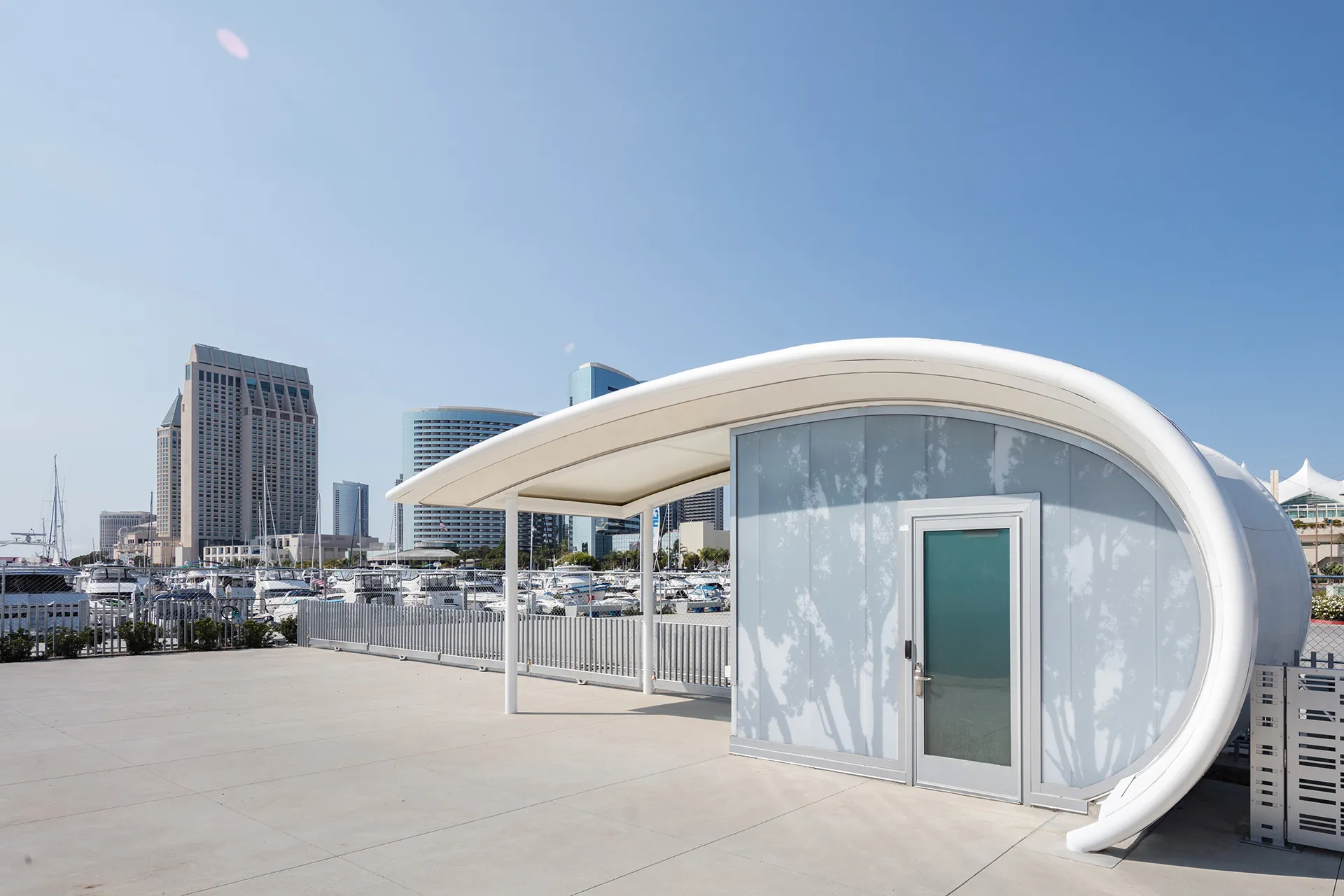 PentaClad™ Polycarbonate Cladding System with graphics