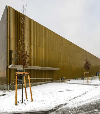 Schallschutzlamellen am Quartiersparkhaus Berlin