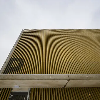 Schallschutzlamellen am Quartiersparkhaus Berlin