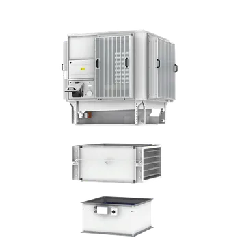 Evaporative cooling system with 3 modules for a range of applications.