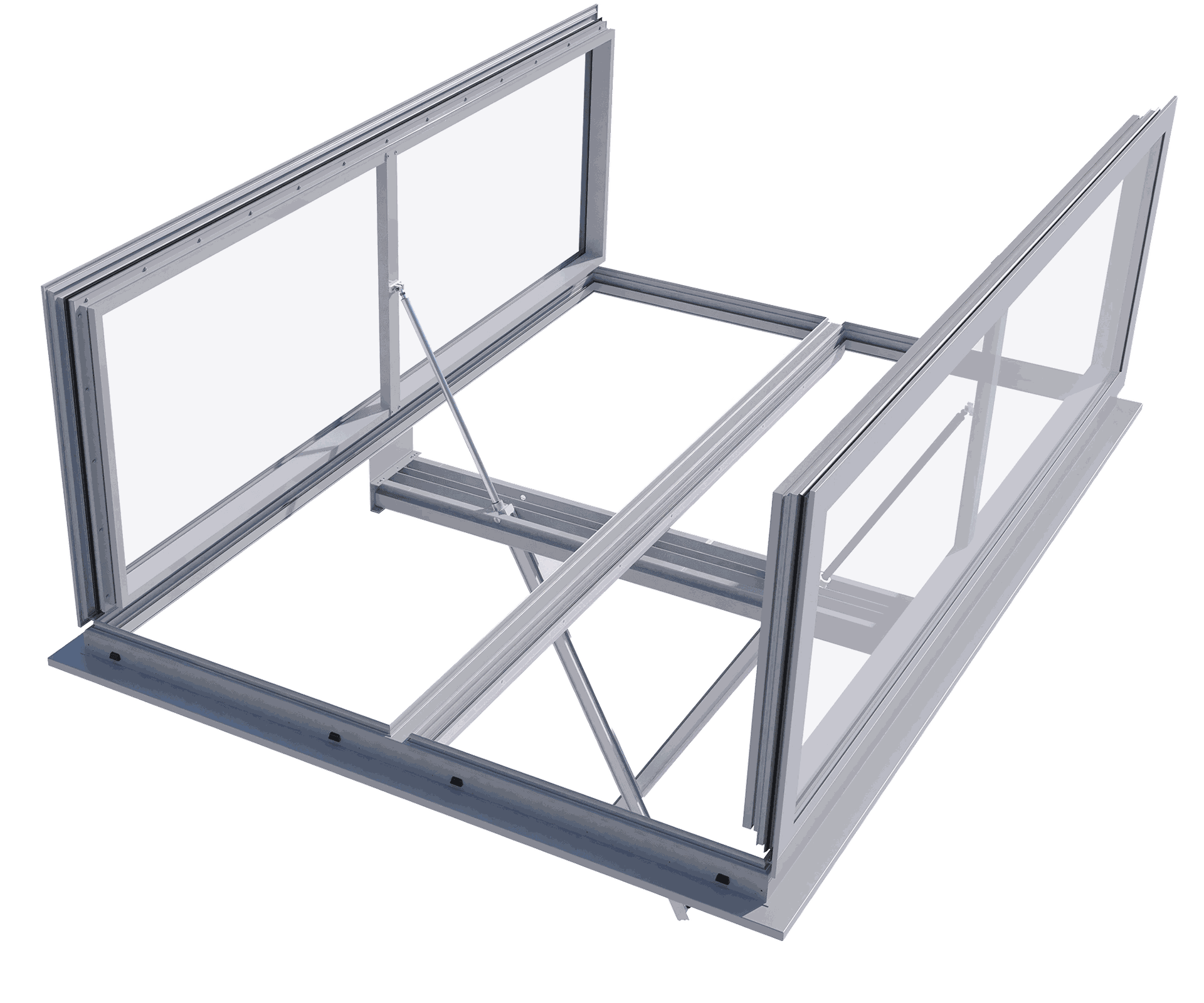 Natural smoke extraction, also suitable for daily ventilation