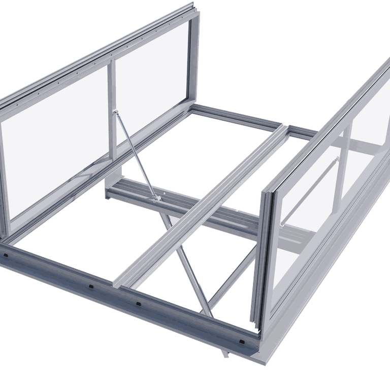 Natural smoke extraction, also suitable for daily ventilation