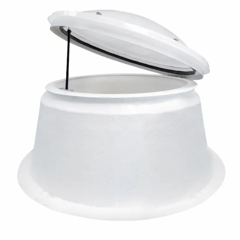 Kingspan ESSMANN Lichtkuppel LK R classic in Lüftungsposition