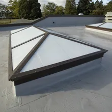 QuadSpan™ Custom Hip Ridge Skylight - exterior roof view