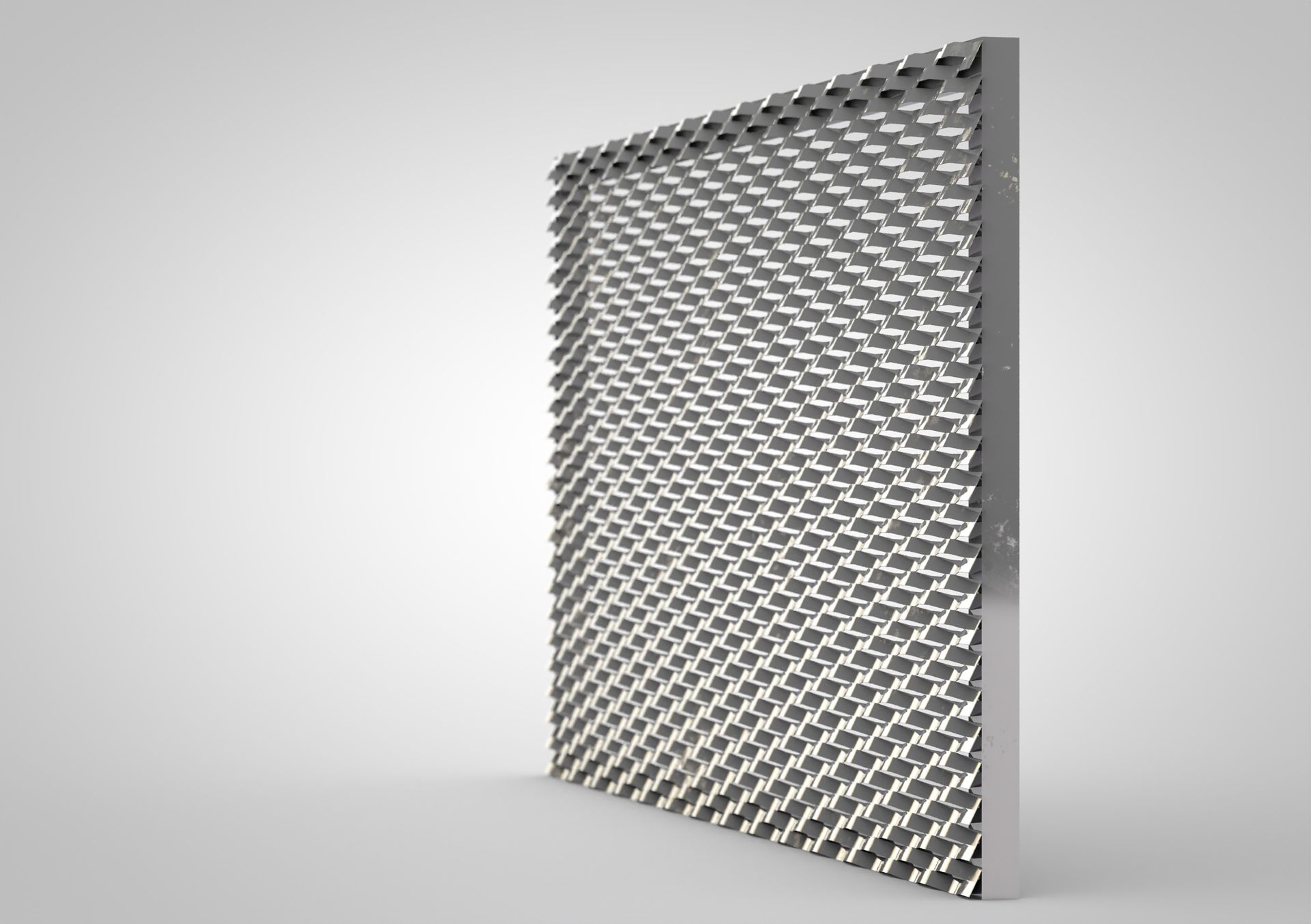Elegantes Fassadendesign mit Metalllamellen.