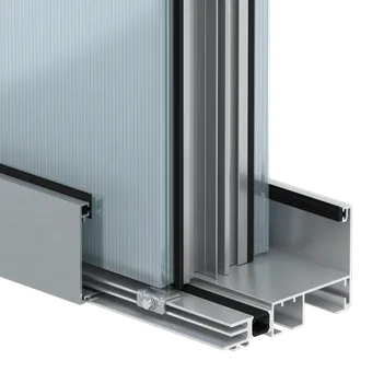 UniQuad polycarbonate wall system rendering