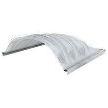 Series 1100 polycarbonate KAT dome skylight cut-away view