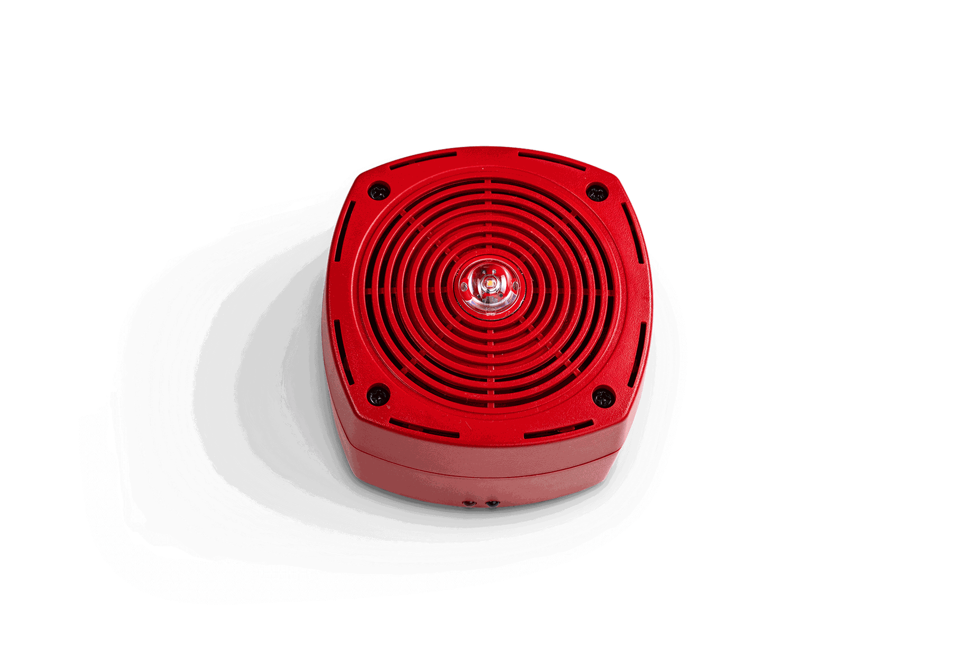 Kingspan PHON adresseerbare sirene met flits plafondmontage rood