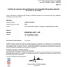Ecofeu 160 PN -  Certificat CE