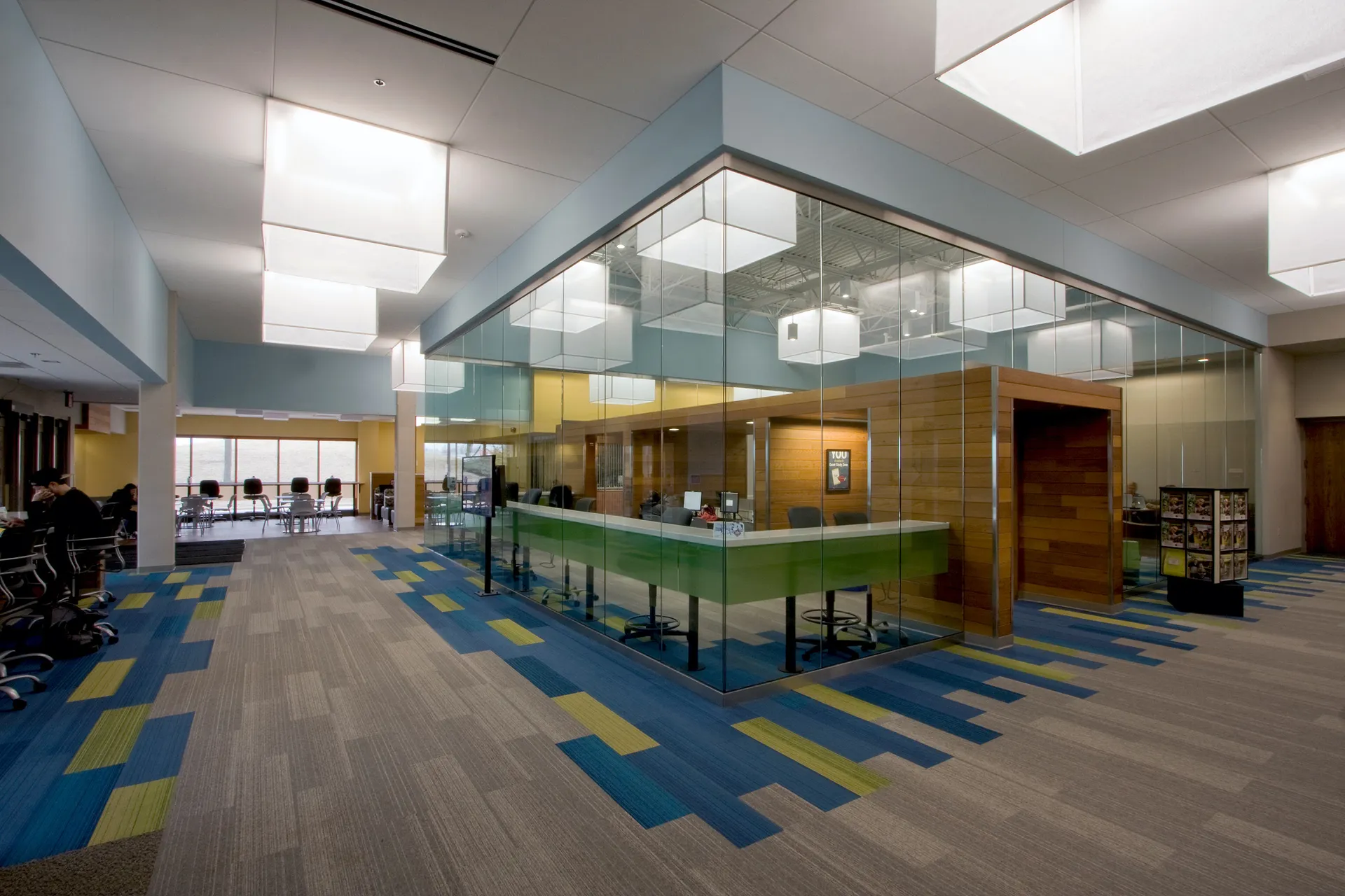 Solatube in office lobby