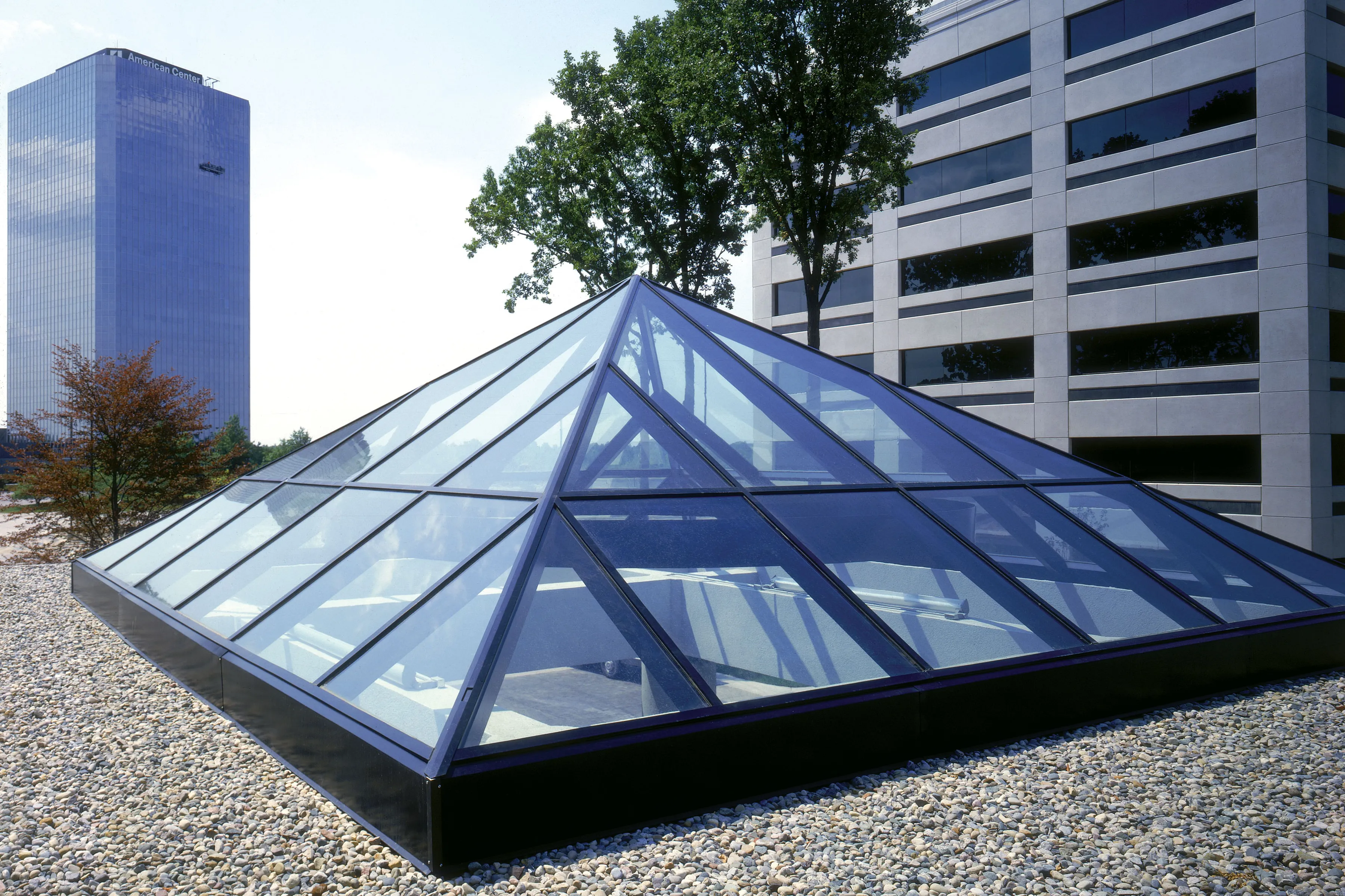 KlearSky™ custom glass pyramid skylight
