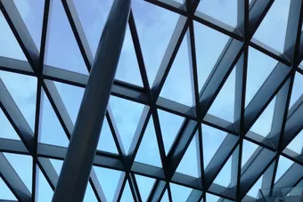 Kingspan Lumera smoke and heat ventilation windows in the Jewel dome