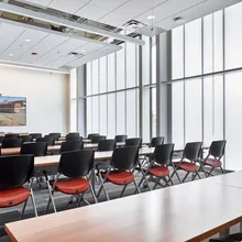UniQuad Wall System - interior view of fire station meeting room