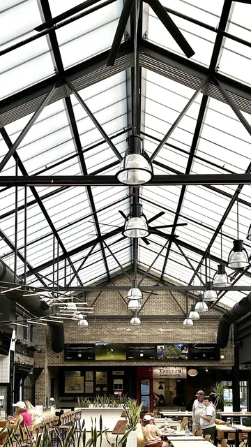 QuadSpan™ Polycarbonate Skylight - ridge skylight in retail center