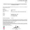 Ecofeu DV 110 - Certificat CE