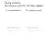 Gully classic Beiblatt Brandschutz Montageanleitung
