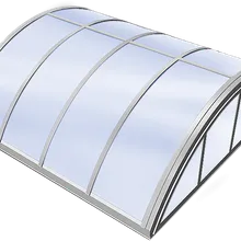 Continuous Vault Skylight System with end walls