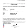 Ecofeu 160 EL - Certificat CE