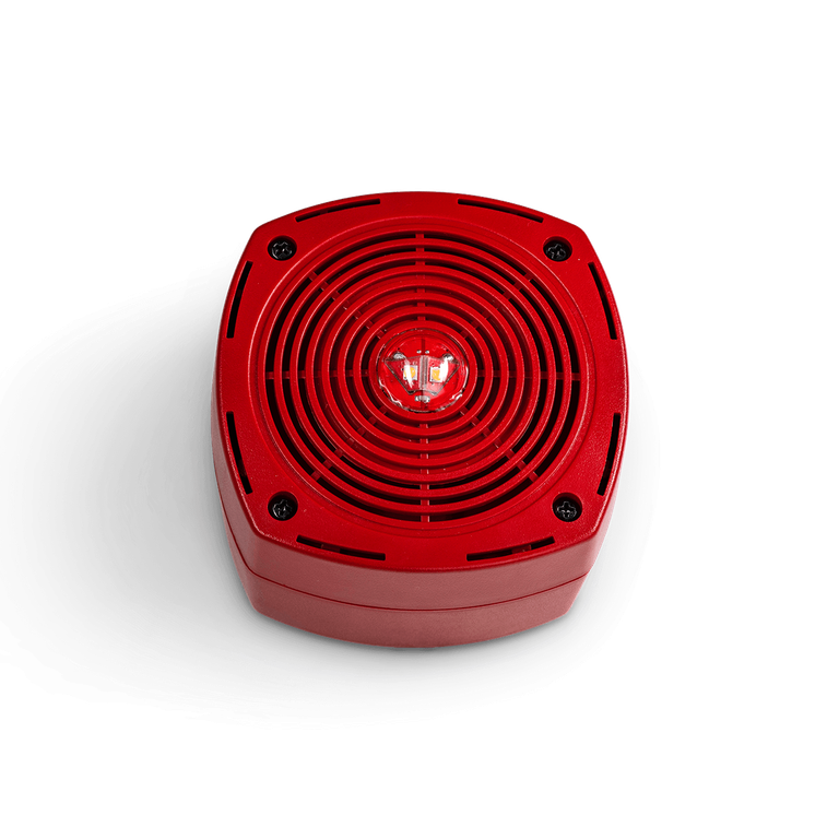 Kingspan PHON sirene rood + flits wandmontage