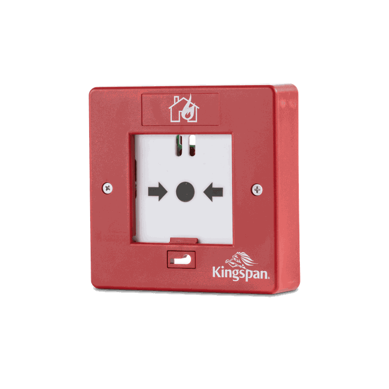 Kingspan MCP Conventionele Handbrandmelder rood met extra contact