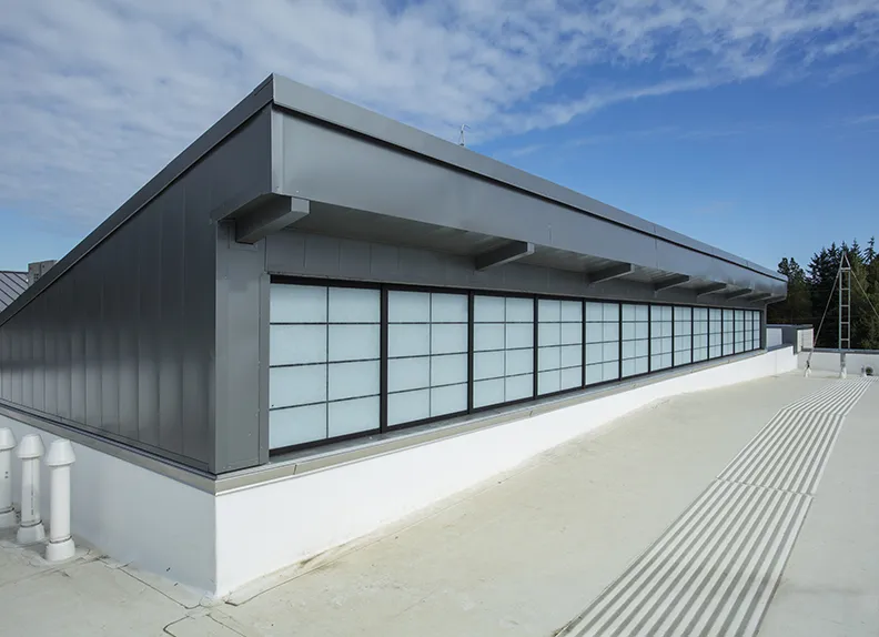 UniGrid FRP wall system exterior view