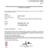 Ecofeu 110 SCE - Certificat CE