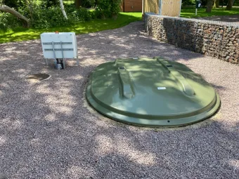 A BioDisc with a twin pump station