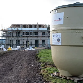 Klargester BC BioDisc delivered to the site