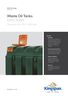 Waste Oil Tank Datasheet - GB/IE
