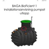 BAGA BioFicient - installationsguide pumpat utlopp