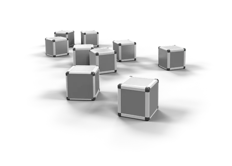 Modular cubes animation