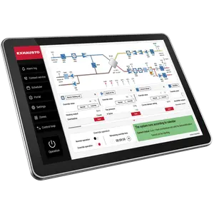 EXcon+ automatik brugerflade vist på tablet