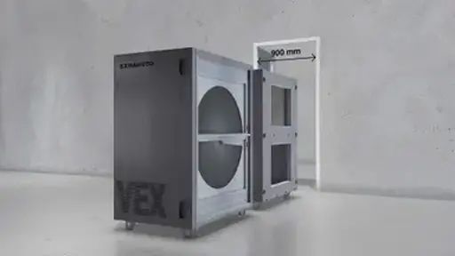 VEX1000 passing through a standard door