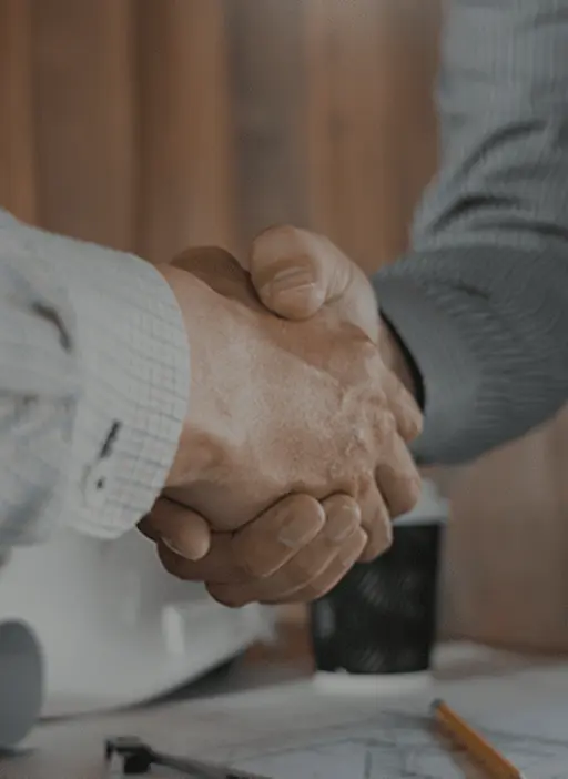 Two person shaking hands