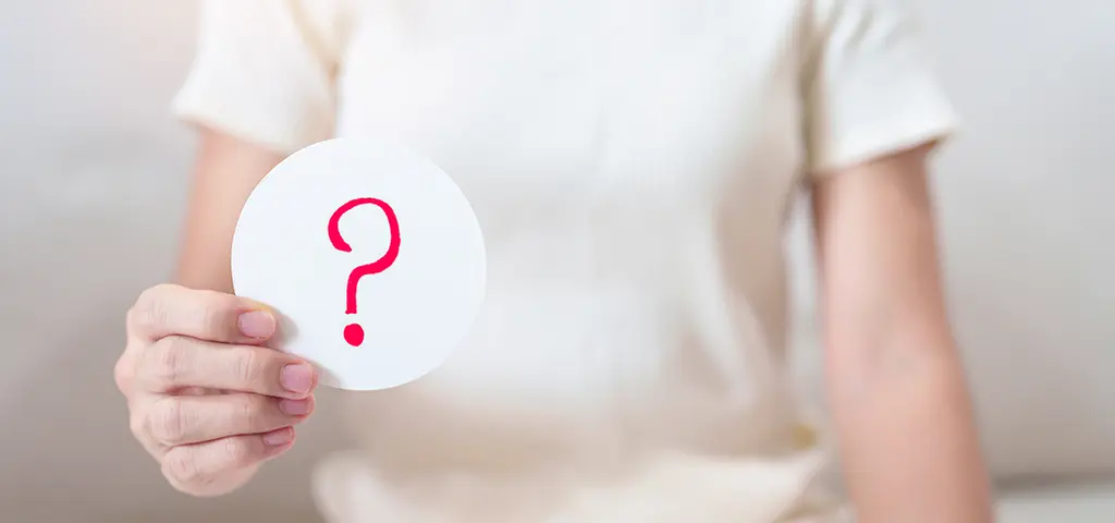 Person with questionmark